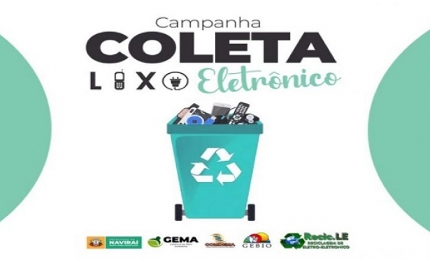 Prefeitura promove a campanha de coleta de lixo eletrnico
